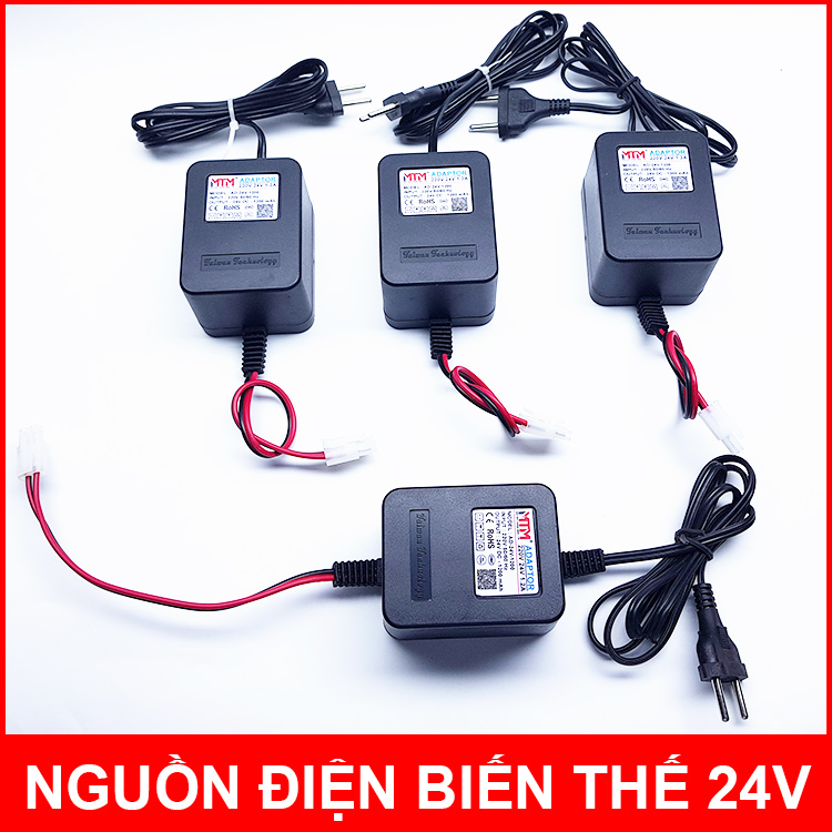 Nguồn điện adaptor biến thế máy phun sương lọc nước RO 220V 24V 1.2A MTM chính hãng