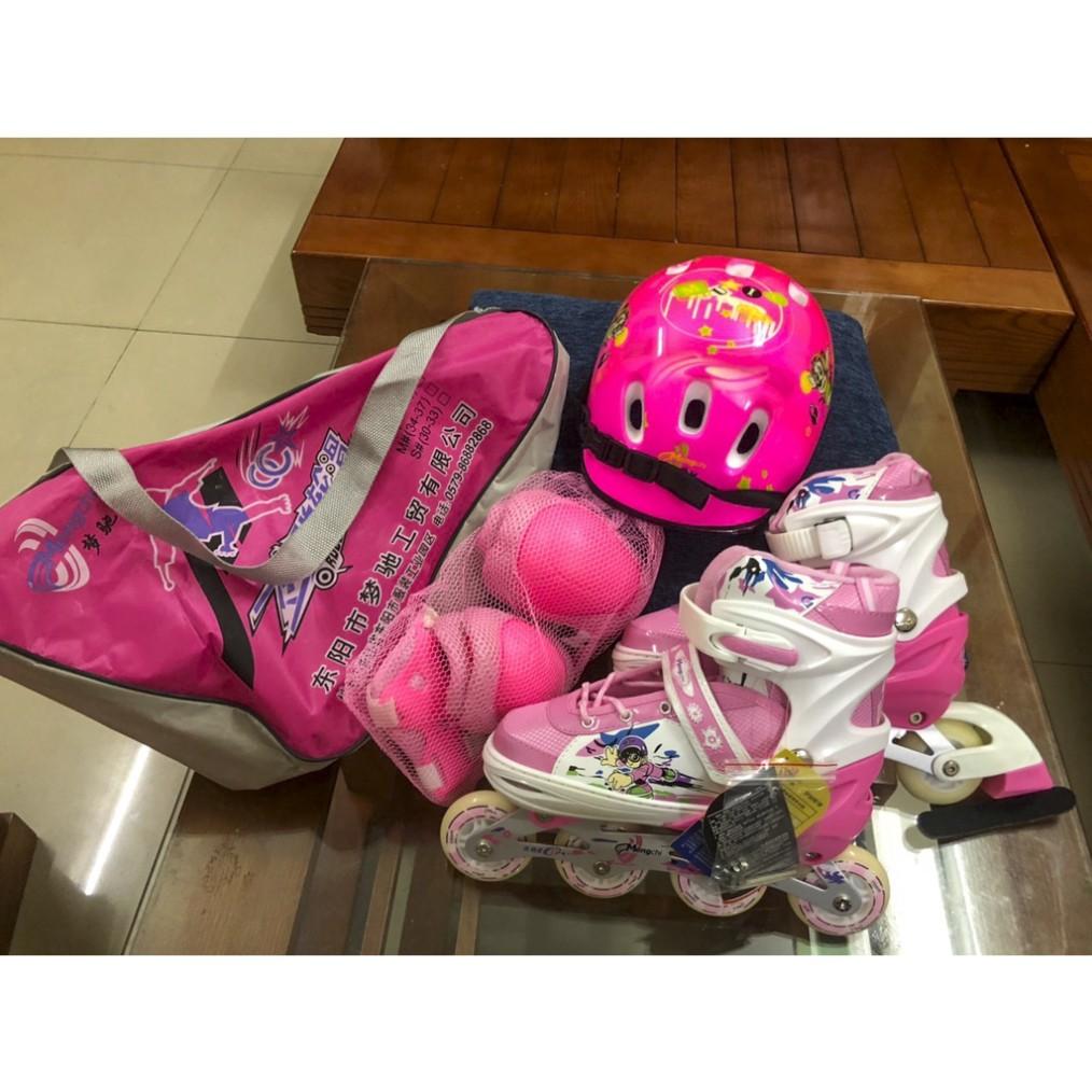 (5 MÀU) Giày Trượt Patin Phát Sáng 8 Bánh Sport Trẻ Em - Batin Người Lớn QF Thế Hệ Mới (TẶNG KÈM 2 THANH CỜ LÊ