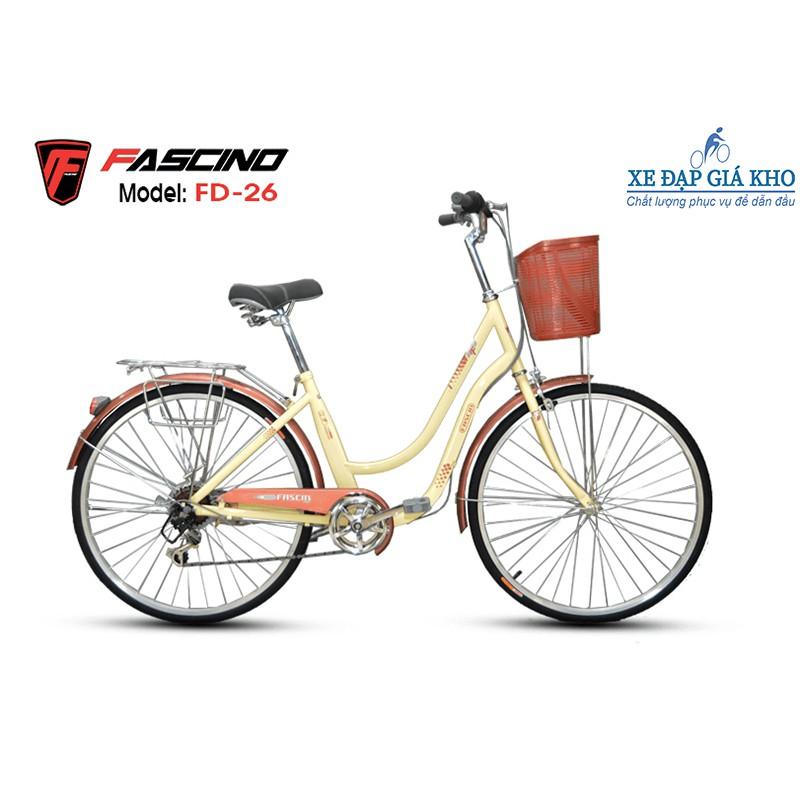 Xe Đạp Phổ Thông 26 INCH FASCINO FD26 – Cafe