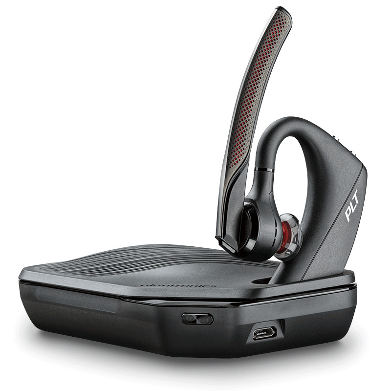 Bộ Tai Nghe Bluetooth Plantronics Voyager 5200 Và Hộp Sạc Dự Phòng - Hàng Chính Hãng