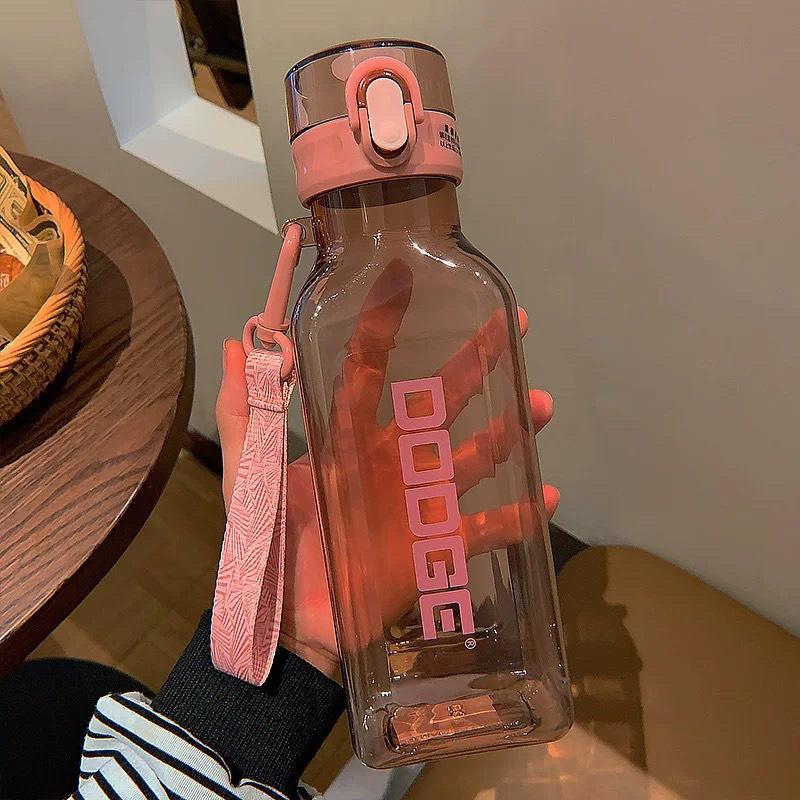 Bình Đựng Nước DODGE Dung Tích 1000ml, Bình Thể Thao Ngoài Trời Bằng Nhựa Chống Rò Gỉ Cho Nam Và Nữ Có Quai Cầm