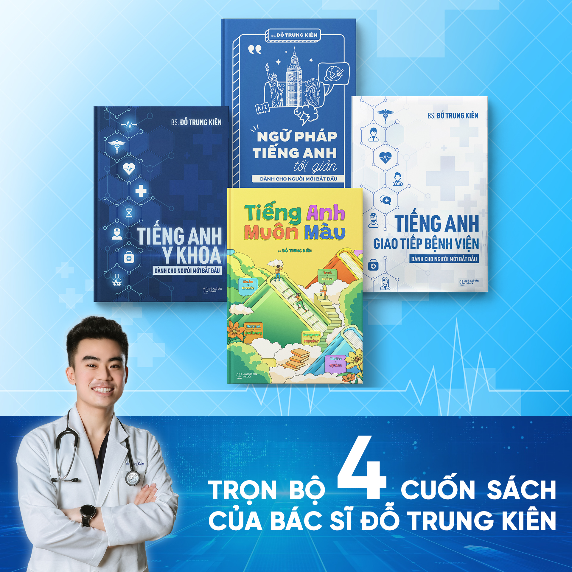 Sách Tiếng Anh Giao Tiếp Bệnh Viện dành cho người mới bắt đầu - Tác giả BS. Đỗ Trung Kiên - 8