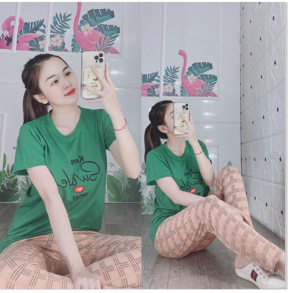 SET BỘ THUN NỮ QUẦN DÀI SIÊU XINH,HỌA TIẾT ÁO VÔ CÙNG XINH XẮN THỜI TRANG VINA 1HIT FASHION
