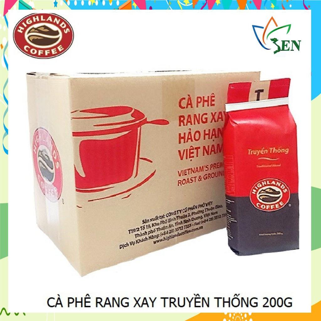 Combo 3 gói Cà phê Rang xay Truyền thống Highlands Coffee 200g