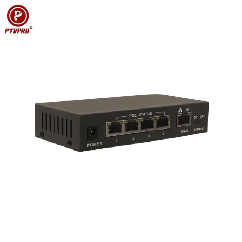 POE Switch 4 port - Hub chia switch - Chia tín hiệu camera - PC400121