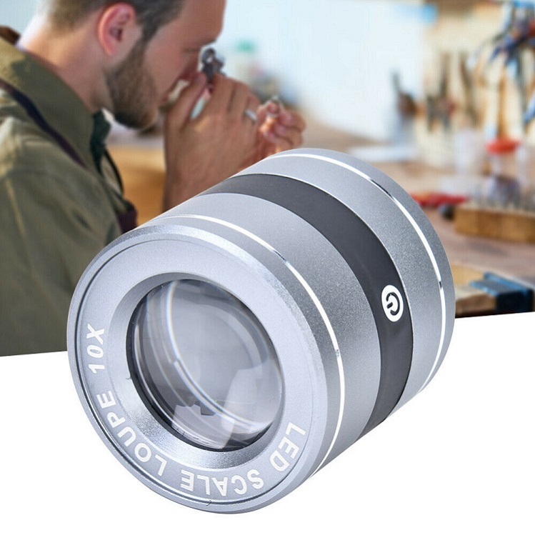 Kính Lúp Có Đèn Cao Cấp Độ Phóng đại 10X HH8030