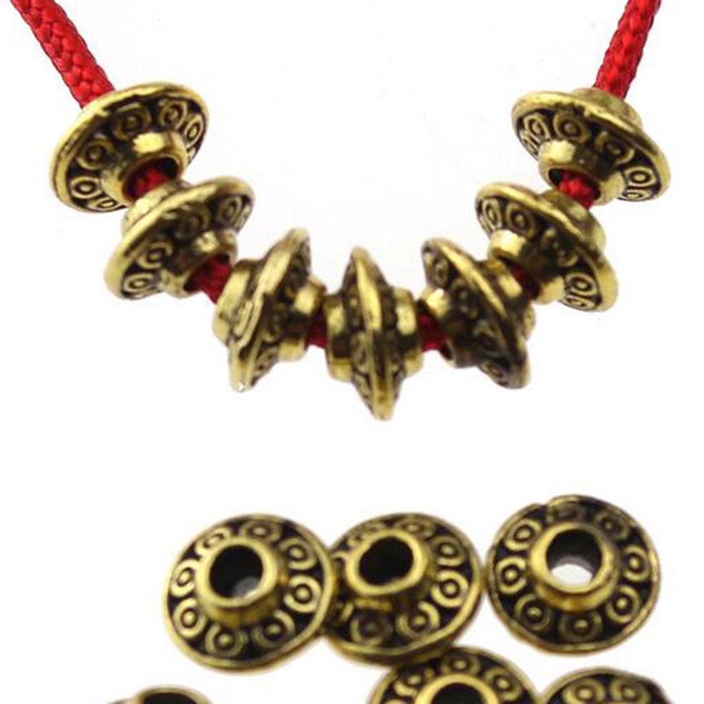 100Pcs  Style Spacer Beads Accessories DIY Jewelry Making