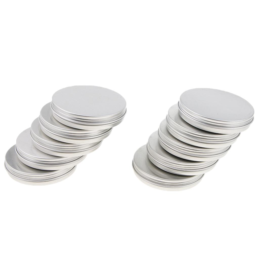 10 CÁI Nhôm Trống Tin Lọ Vít Có Thể Bình Kem Lip Balm Container