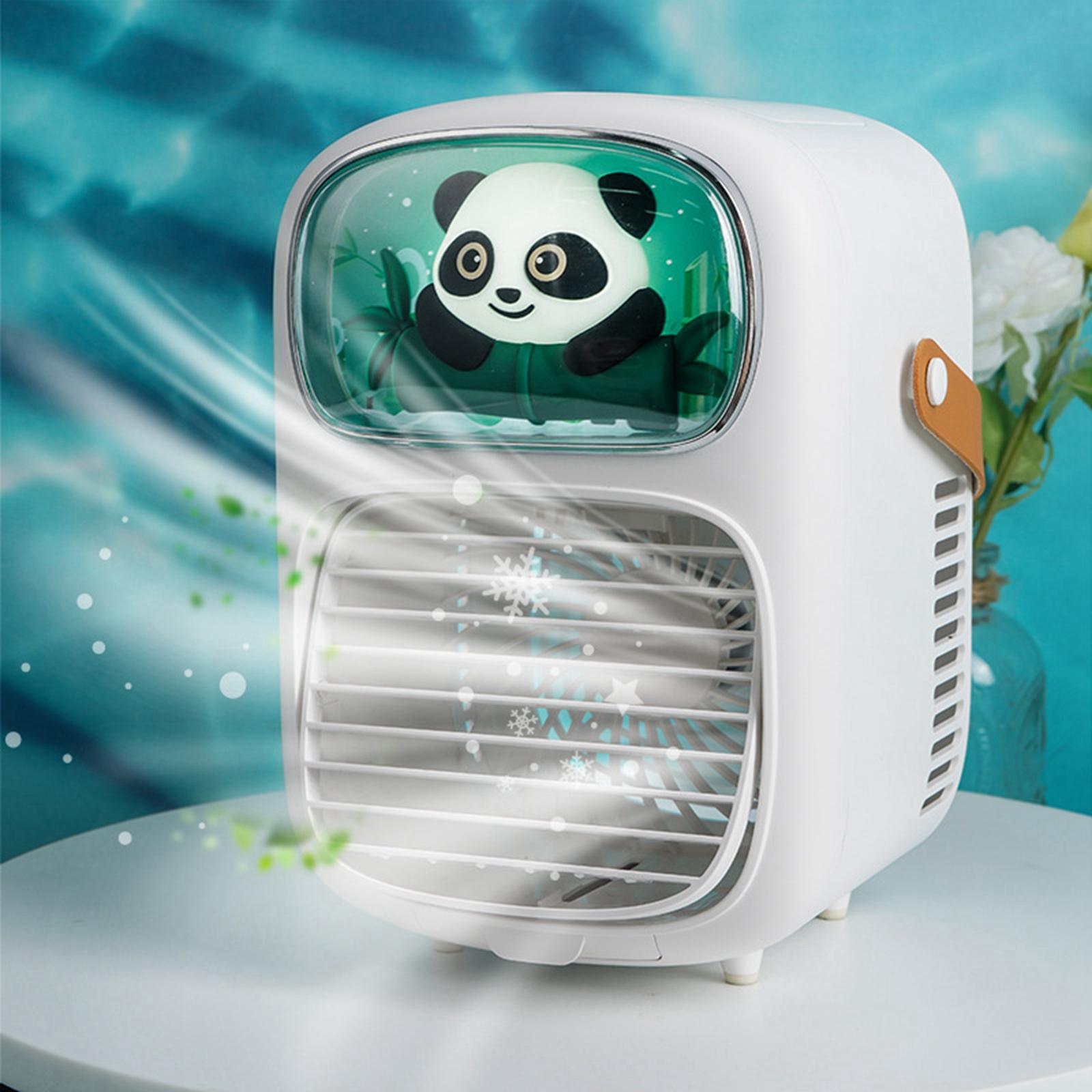 Wireless Air Cooling Fan adjustable Car Bedroom White
