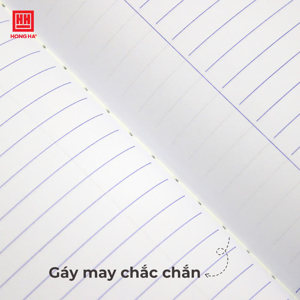 Sổ bìa bồi kẻ ngang B5 300 trang Hồng Hà Subject - 4536