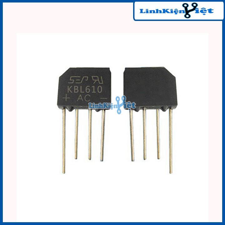 DIODE CẦU 6A KBL610