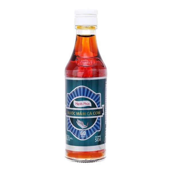 Hộp 12 Chai Nước Mắm Cá Cơm Hạnh Phúc 60 Độ Đạm