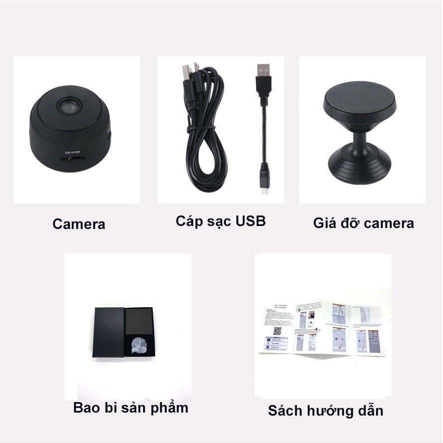 Dùng Pin, Quan Sát Từ Xa Camera giám sát kết nối internet A9/A9s HD Wifi Không dây tích hợp hồng ngoại, quan sát từ xa