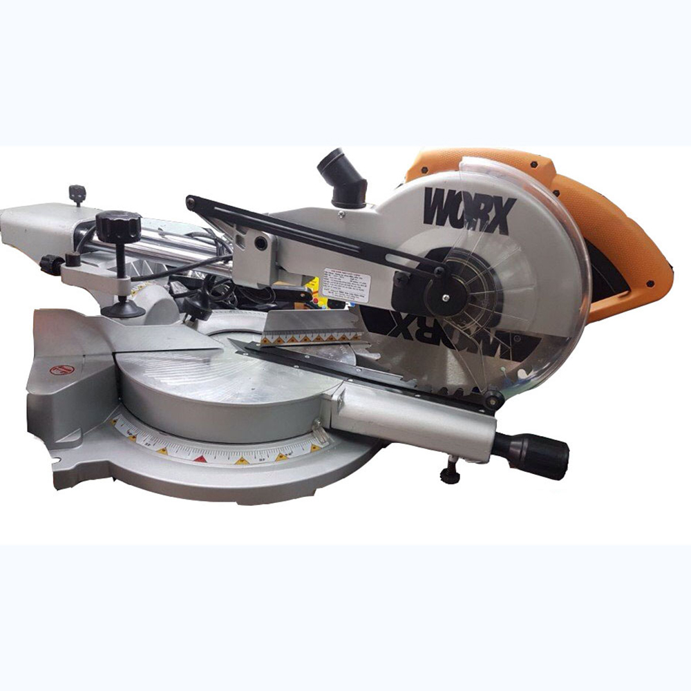 Máy Cắt Nhôm Worx WX483, Phi 254mm, Công Suất 1800W Máy Cắt Đa Góc Trượt  Dùng Cắt, Nhô, Alu, Gỗ  Dùng nhiều Trong Nhà Cửa Và Đời Sống- Hàng Chính Hãng