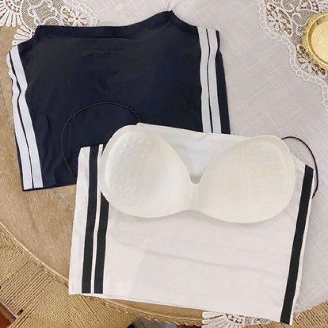 Áo lót đẹp Áo lót Bra Su Thể Thao Sọc Đen Trắng hàng cao cấp