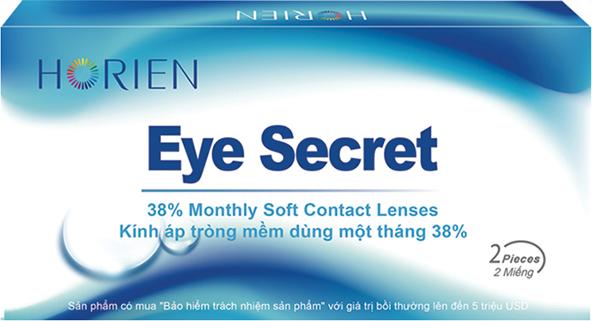 Một Cặp Kính Áp Tròng Trong Suốt Dùng 1 Tháng Eye Secret Kt1T 3.25 Độ