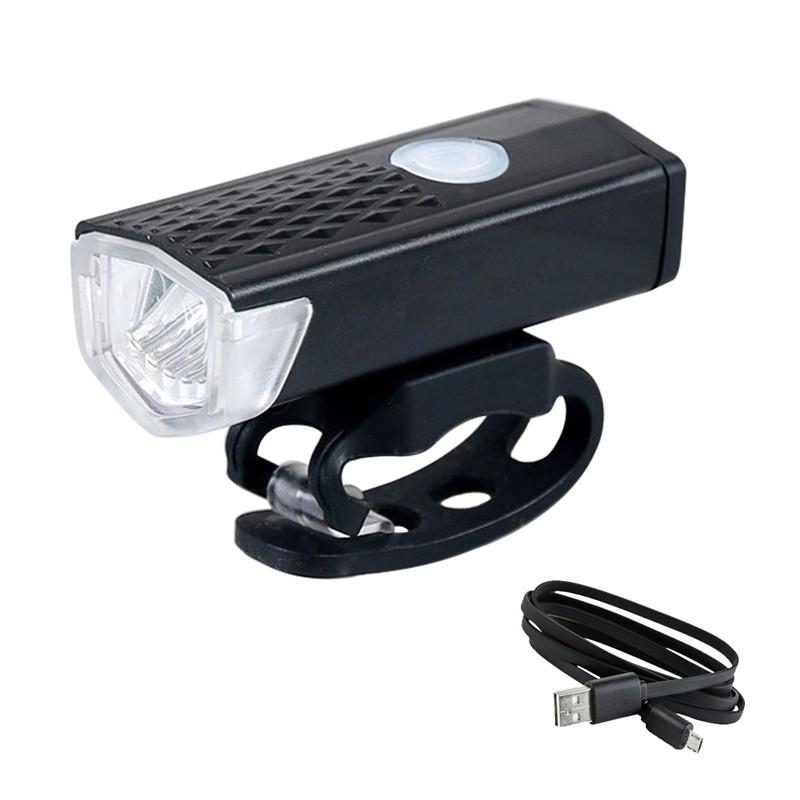 Đèn LED CREE chống thấm nước gắn phía trước và sau xe đạp có cổng sạc USB
