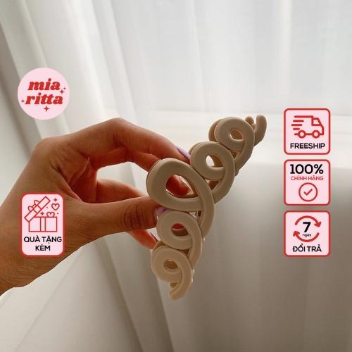 Kẹp tóc càng cua phong cách Hàn Quốc - Cặp tóc nữ mẫu xoắn lò xo trendy