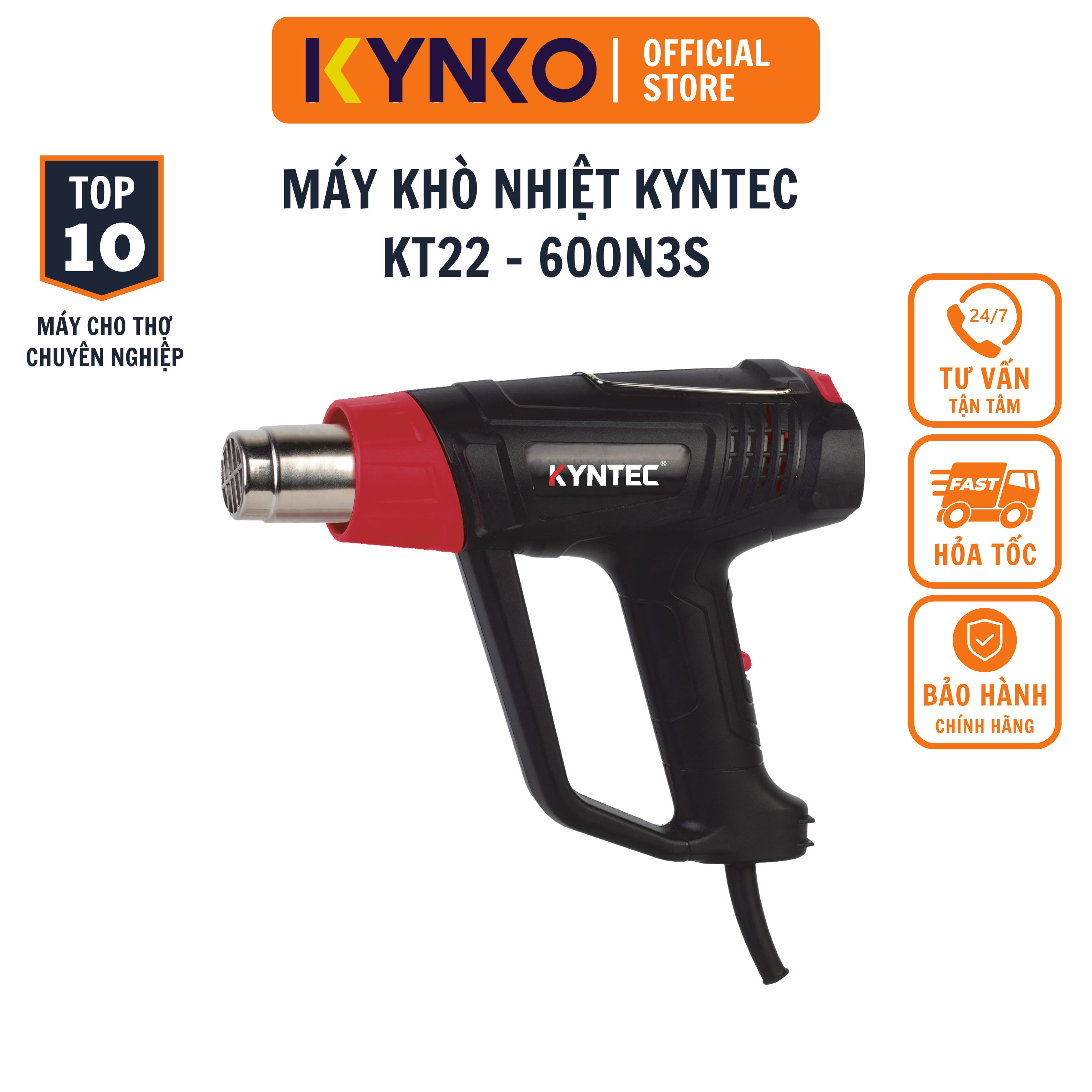 Máy khò nhiệt KYNKO KYNTEC KT22 - 600N3S chính hãng