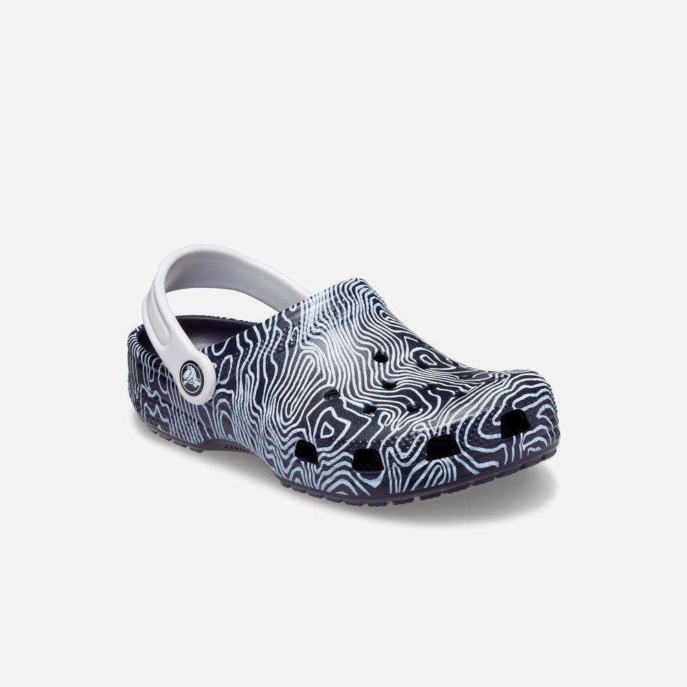 Giày nhựa trẻ em Crocs Classic Topographic - 208313-4LF