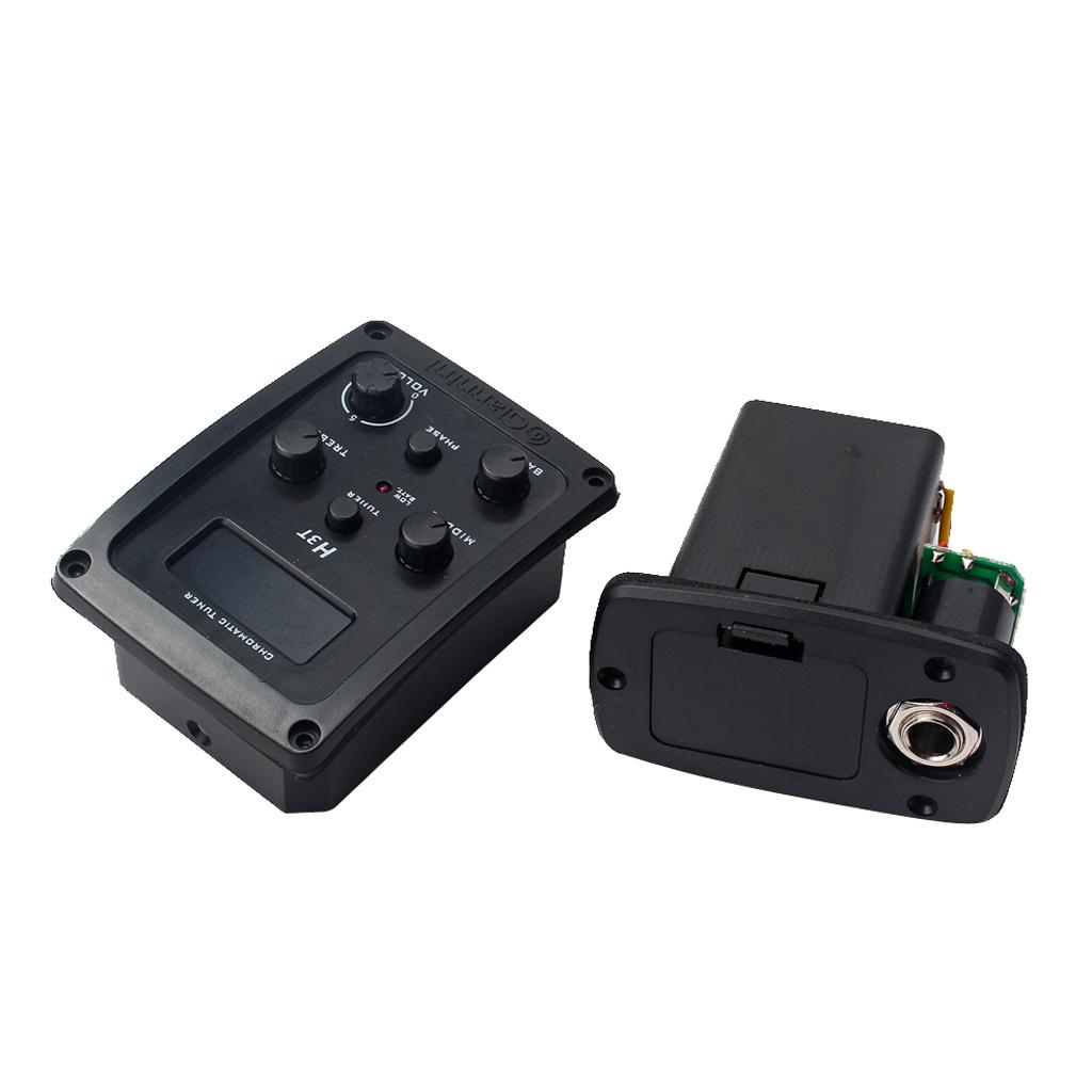 Nhựa Đàn Guitar Chromatic Tuner Bán Bộ Khuếch Đại Đen Nhạc Cụ Dây Phụ Kiện DIY
