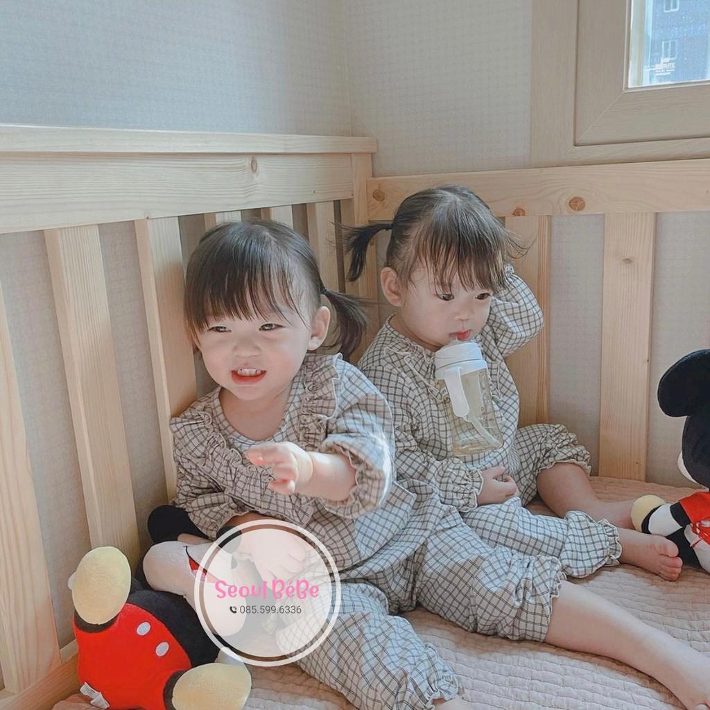 Bộ pyjama Bly Peekaboo pyjama trẻ em nội địa Hàn