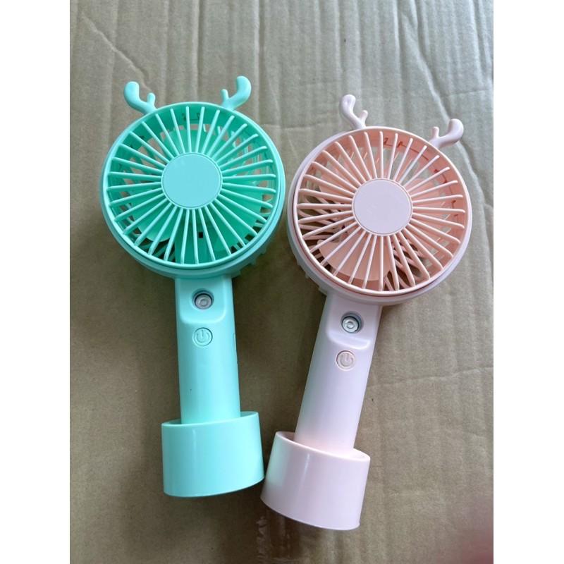 Quạt Cầm Tay Mini Fan Phun Xương Sạc Tích Điện