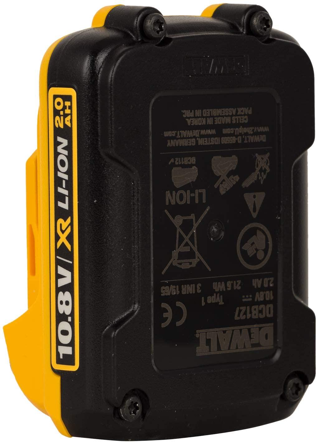 PIN CHO MÁY KHOAN 10.8- 12V MAX-2AH DEWALT DCB127- HÀNG CHÍNH HÃNG