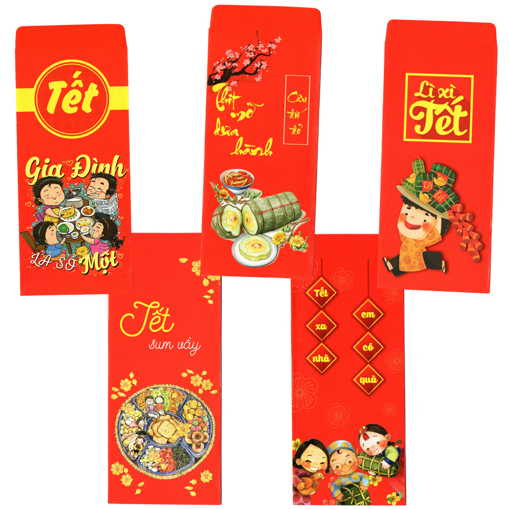 10 bao lì xì Tết