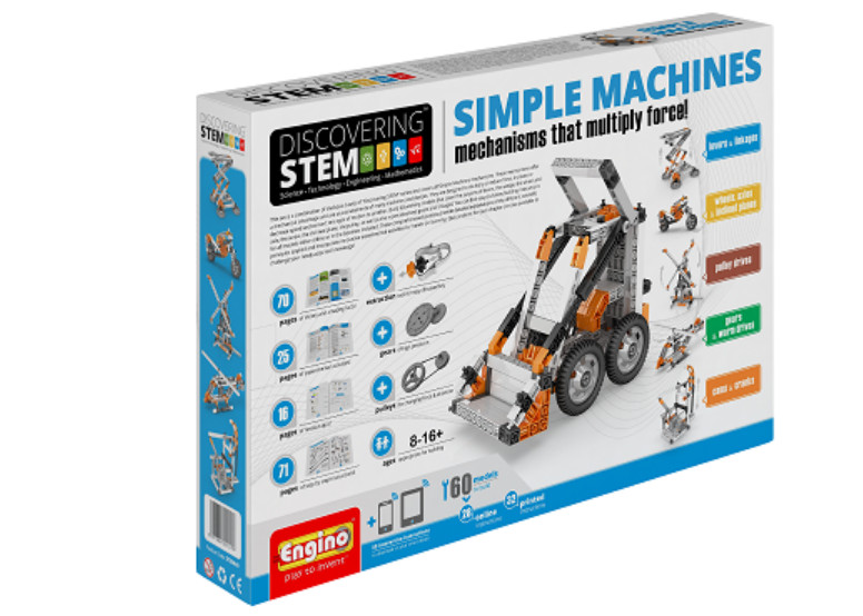 Đồ chơi lắp ráp Engino Discovering stem STEM40 - Máy cơ đơn giản 5IN1