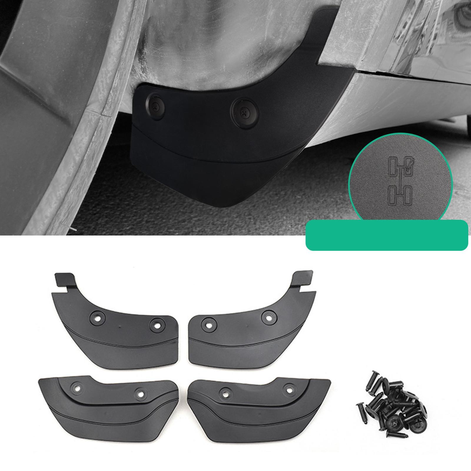 Car Mud Flaps  Guards Sediment Protection Replace Parts Mudguard Tire Protector for Model  Installation