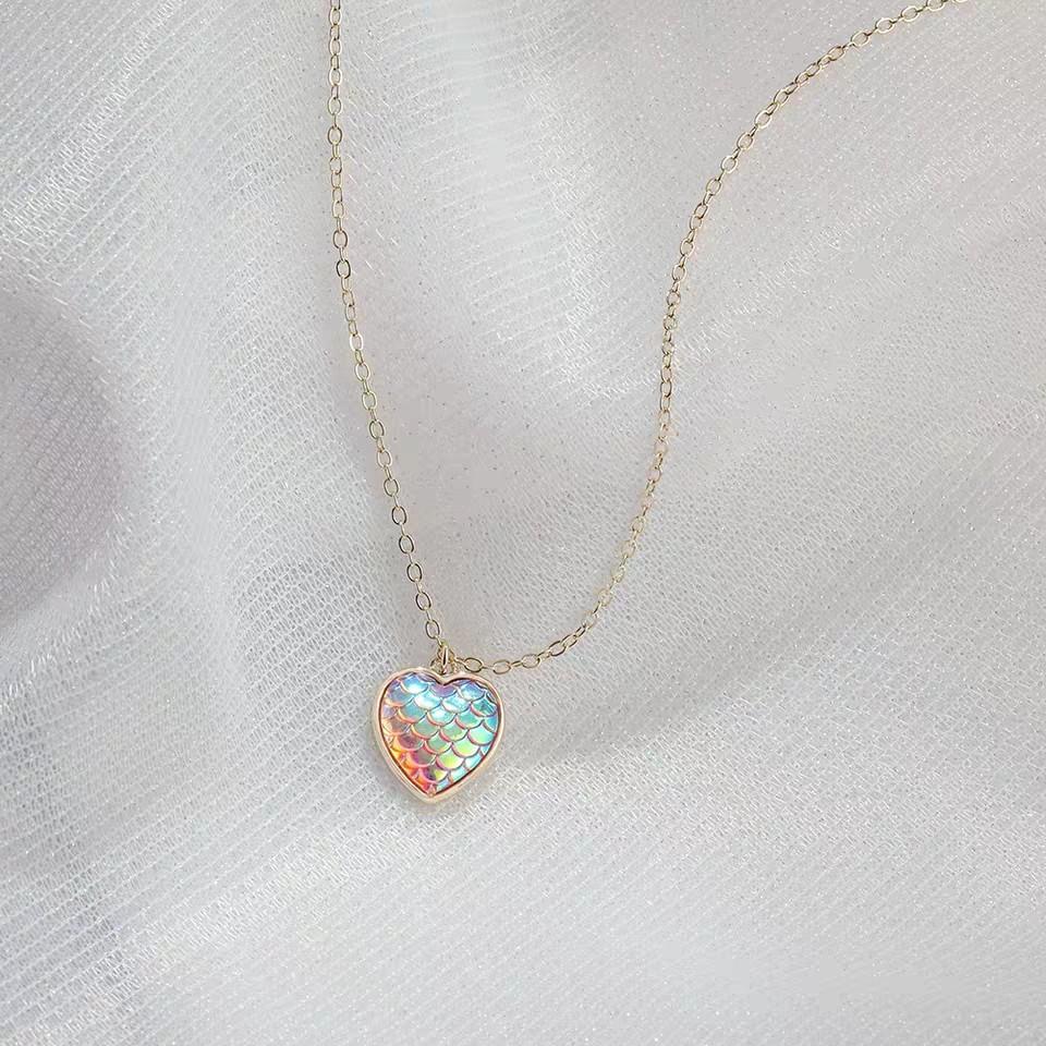 Dây chuyền tim sequin