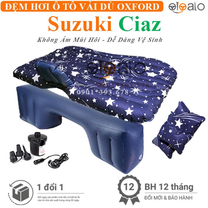 Đệm hơi ô tô Suzuki Ciaz vải dù Oxford CAO CẤP họa tiết ngôi sao