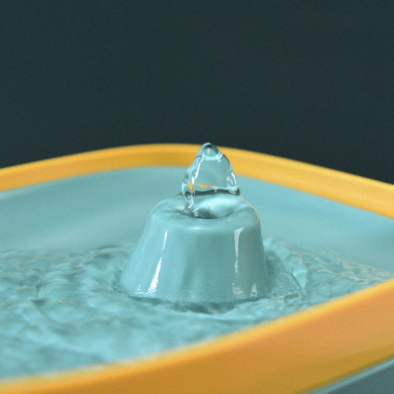 2.5L Water Fountain Drinking Dispenser Mute Pet Waterer USB