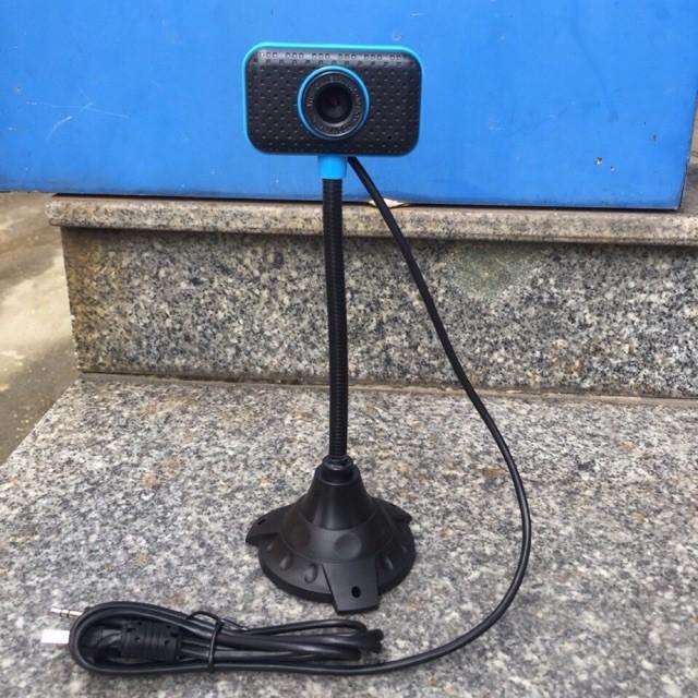 Webcam chân cao siêu nét - kết nối USB, Microphone giắc 3.5