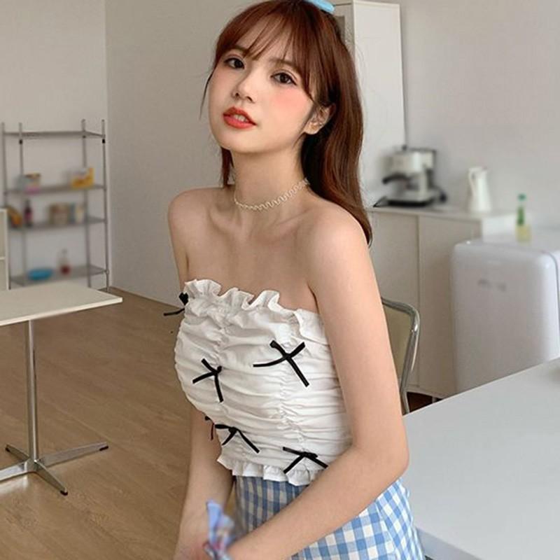 Áo Dệt Kim Dạng Ống Thời Trang Mùa Hè Quyến Rũ Cho Nữ