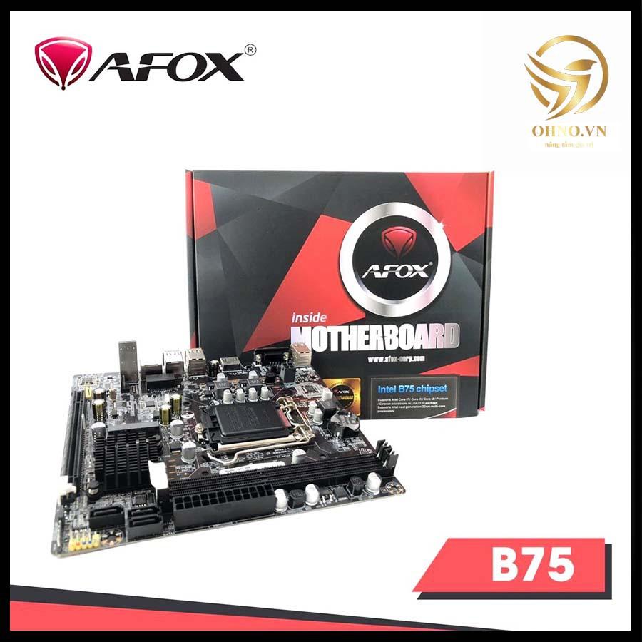 Main Máy Tính AFOX B75 Full Box Mainboard Linh kiện Điện Tử Cho Máy Tính PC hàng chính hãng