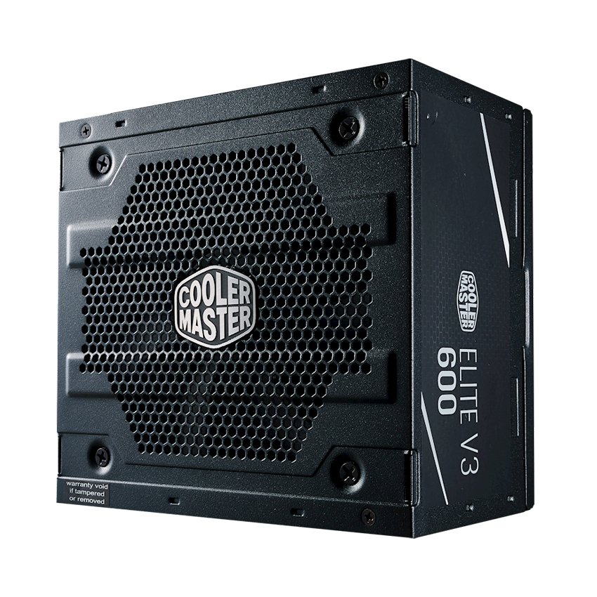 Nguồn Máy Tính Công Suất Thực Cooler Master Elite  600W  Ver.3- Hàng Chính Hãng