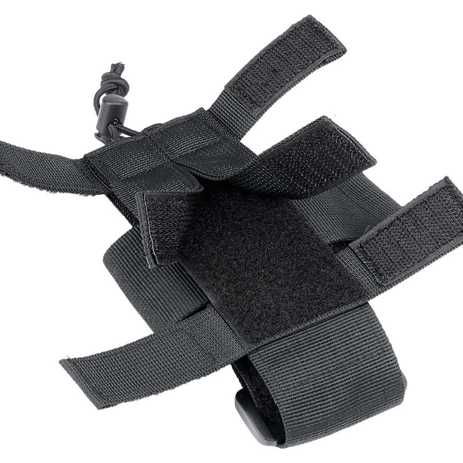 Bag Adjustable Holder Pocket Belt for Hiking Outdoor Men black