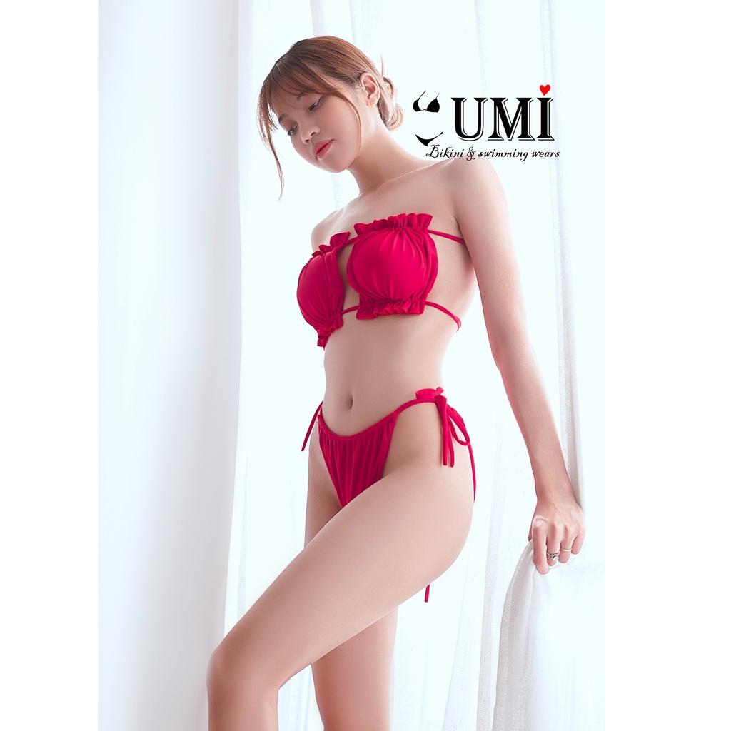 BIKINI 2 MẢNH ÁO NHÚN NGỌC TRINH NHIỀU MÀU SẮC BIKINI UMI