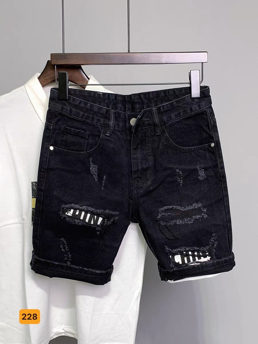 Quần short jean nam, quần short nam co dãn 4 chiều, họa tiết thời trang cao cấp mẫu mới MS228