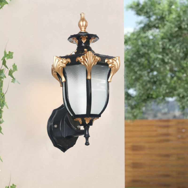 Đèn tường SOLAS kiểu dáng cổ điển trang trí cột cổng, hành lang cao cấp - kèm LED 3 màu .