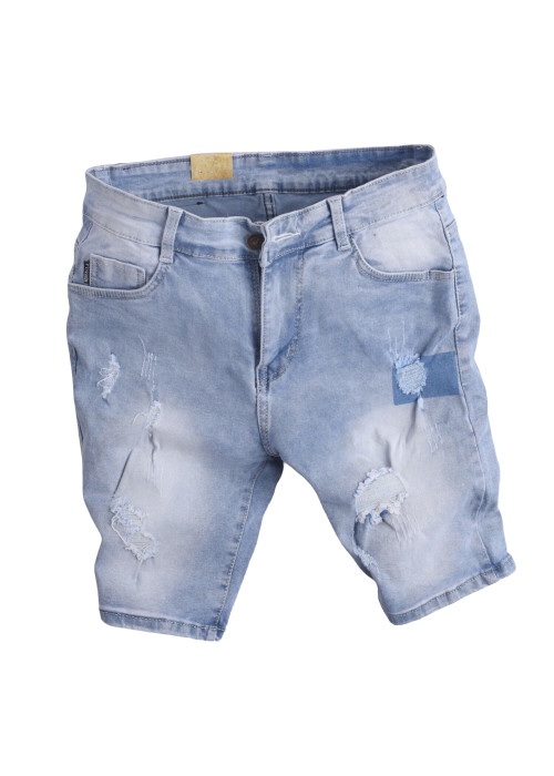 QUẦN SHORT JEAN NAM WASH RÁCH CAO CẤP