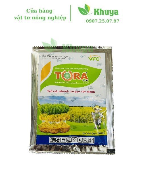 Thuốc kích thích sinh trưởng Tora 1.1SL 25ml Trổ cực nhanh - Vô gạo cực mạnh