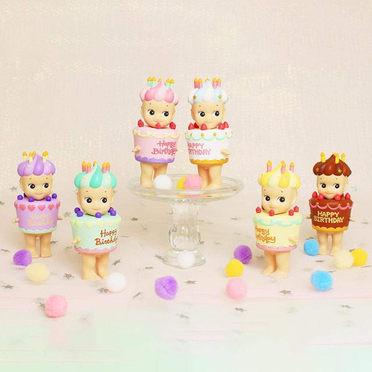 Blindbox Mô Hình Trang Trí Mini - Sonny Angel - Birthday Gift Series - Smiski