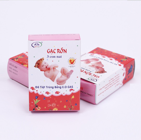 Set 5 Hộp Gac Rốn Cho Bé Siêu Mềm, Kháng Khuẩn Tự Nhiên (Hộp=15Chiếc)