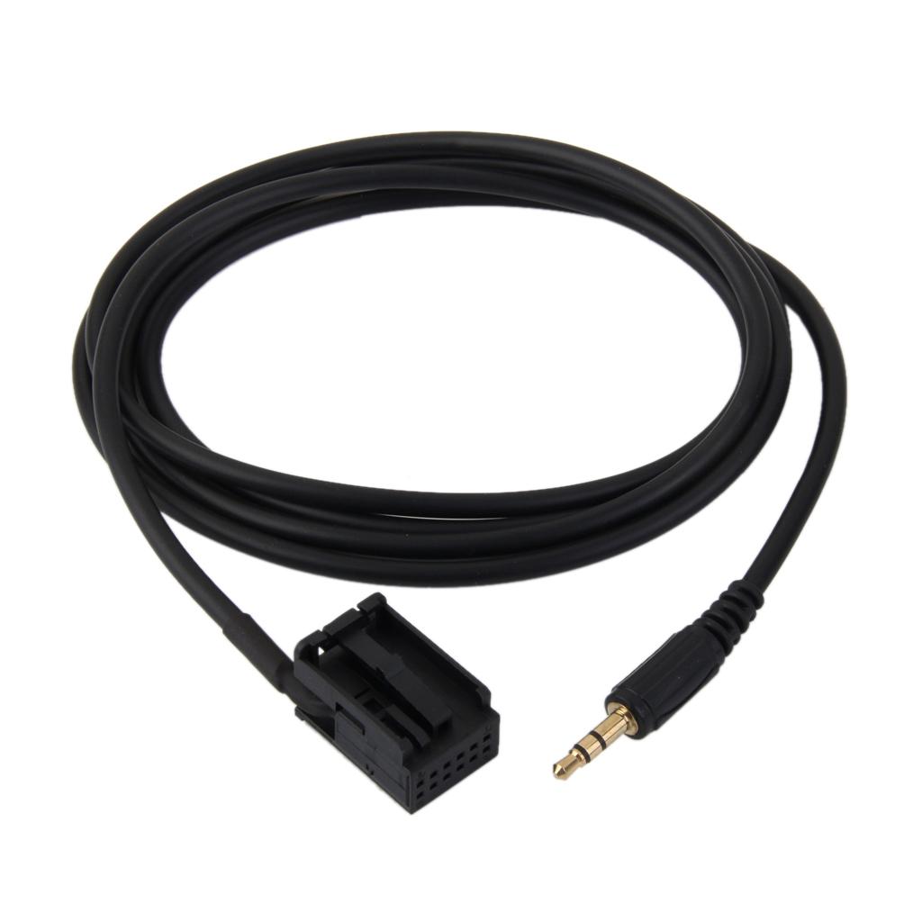 1.5M Car 3.5mm AUX Audio Adapter Cable for Focus Fiesta MK2 C-Max S-Max