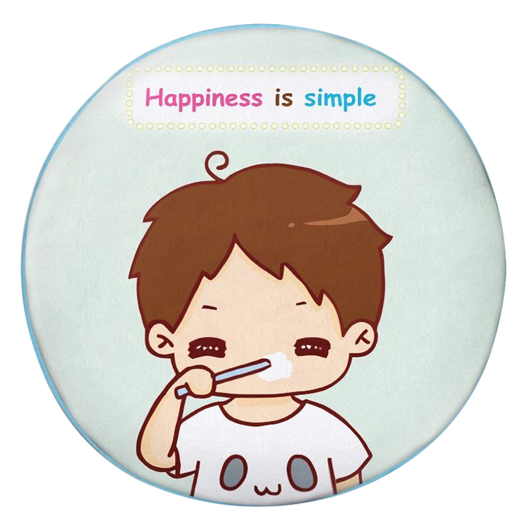 Gối tròn Happiness is simple - GOCP033