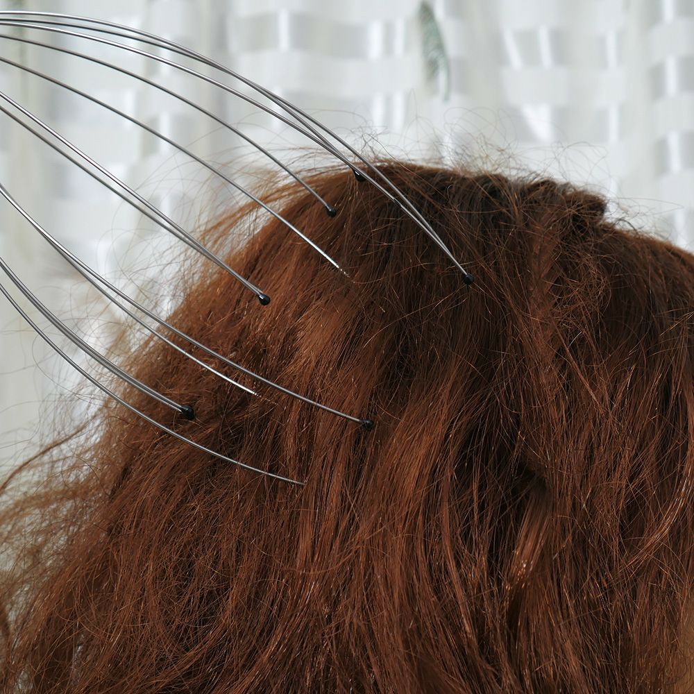 Dụng cụ massage đầu bằng tay thư giãn DRU - Hàng Chính Hãng