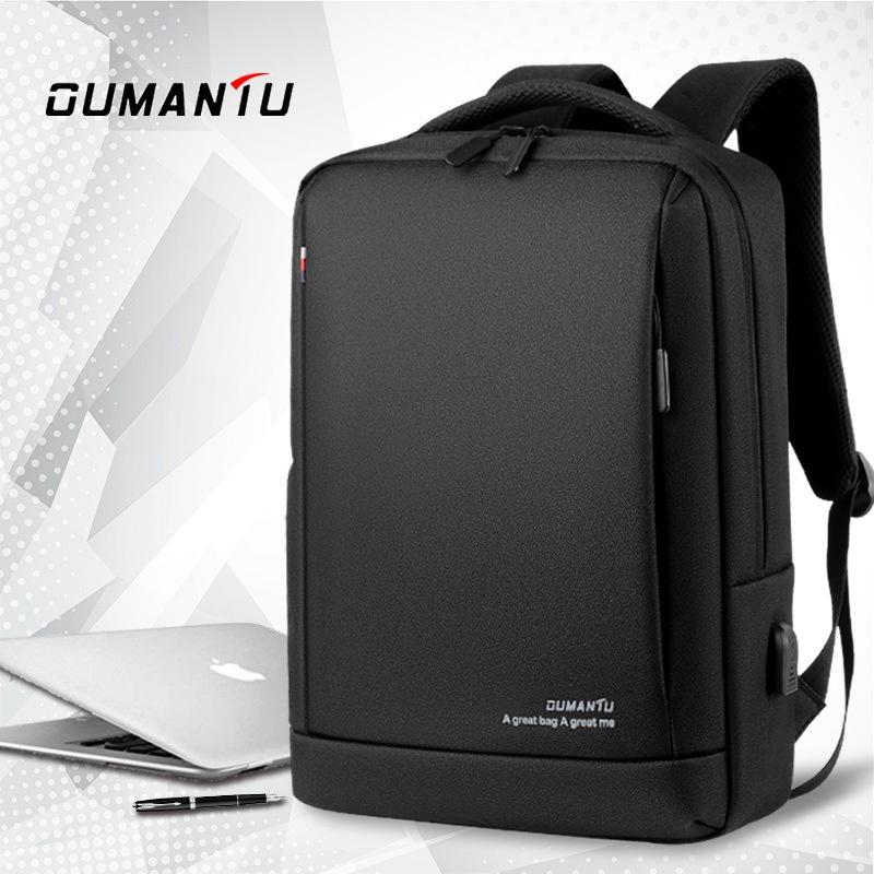 Ba lô công sở đựng laptop chống sốc Nam Black Laptop Backpack cao cấp ️ FREESHIP ️